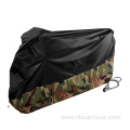 Camouflage pattern custom printed durable motorcycle cover